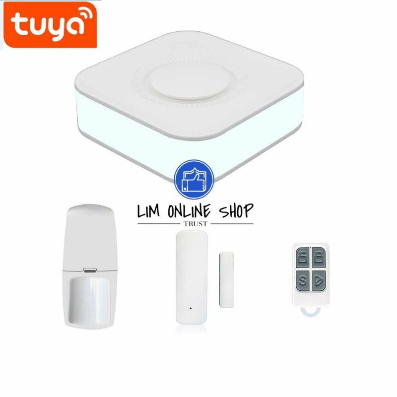 Alat Pintar Smart Home Alarm System Security WIFI Support Android IOS Keamanan Rumah Tempat Usaha