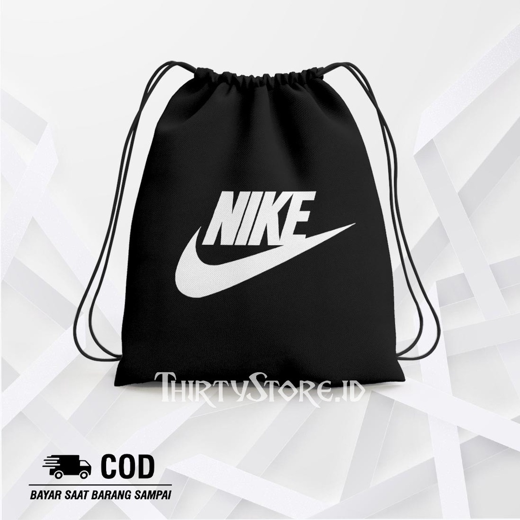 Tas Serut String Bag Nike - Drawstring Bag Waterproof | Thirty Store.Id