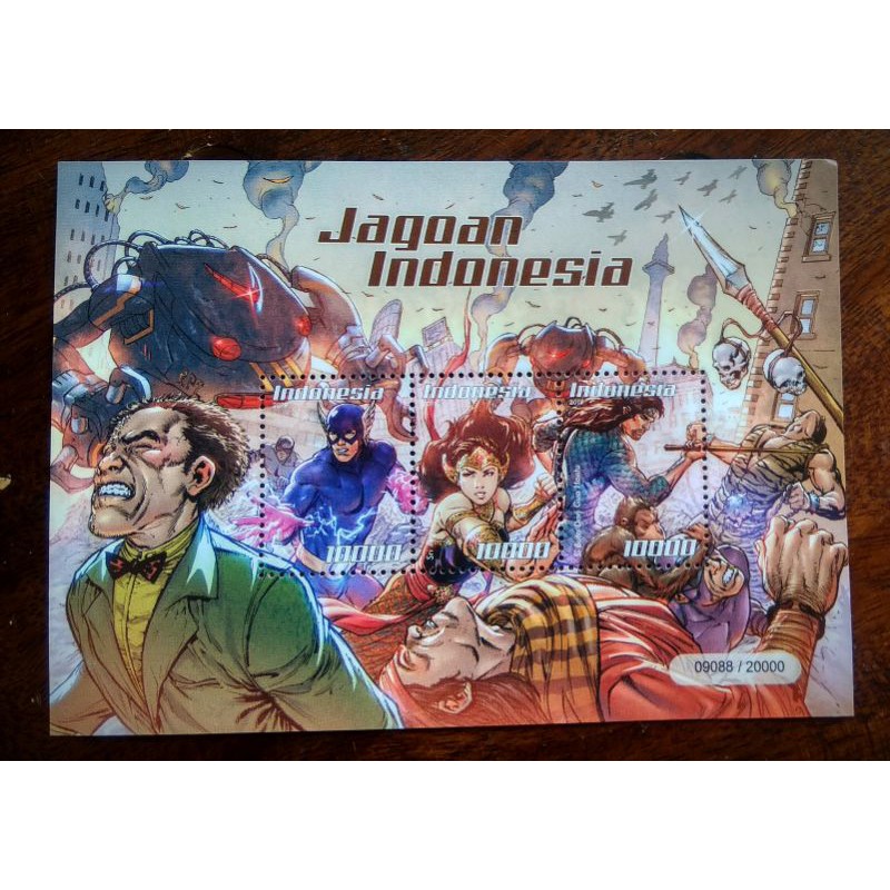 

Prangko Jagoan Indonesia Souvenir Sheet