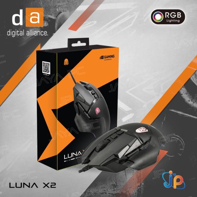 Mouse Gaming Digital Alliance Luna X2 RGB - DA Luna Gaming Mouse