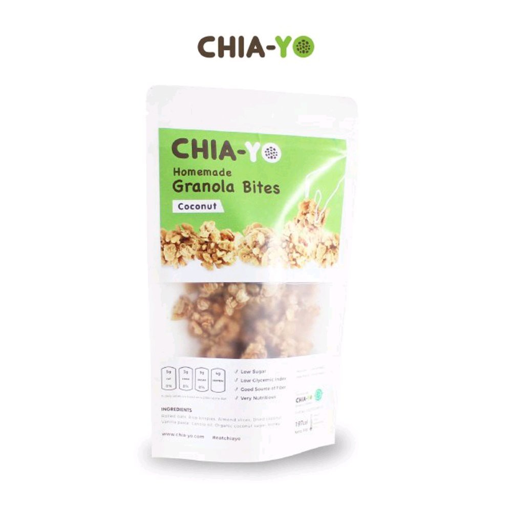 

Dijual CHIAYO Granola Bites Coconut edisi grosir