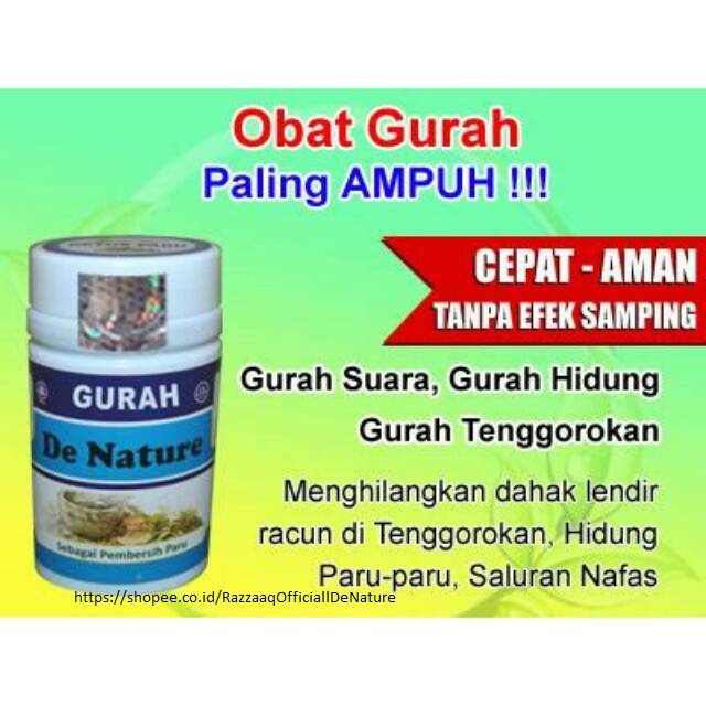 Obat Herbal Gurah Suara Obat Penyaring Suara Mengobati Suara Serak Gurah De Nature