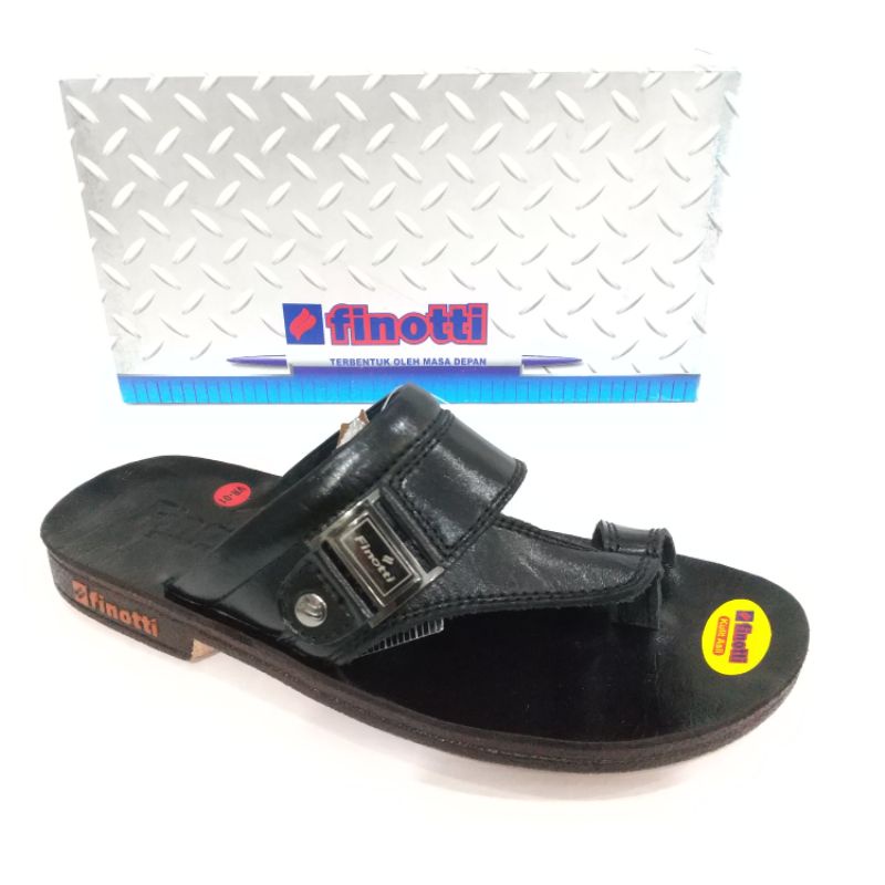 Sandal kuli  finotti VR 01 size 38-42 model jepit jempol | sandal formal | sandal kulit