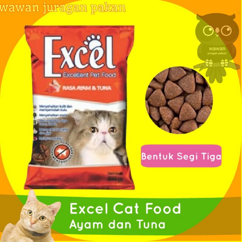 pakan kucing EXEL VARIAN AYAM DAN TUNA