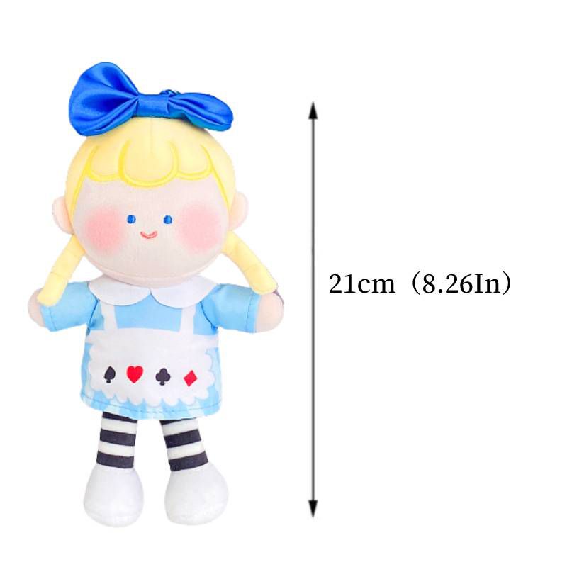 Cute Lan Sister Sleepwalking Alice Plush Doll Rabbit Key Chain Bag Pendant Kids Toys Gift