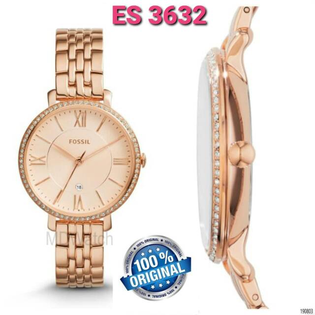 starlightwatch Jam Tangan Wanita FOSSIL ES 3632 kualitas 100% ORIGINAL