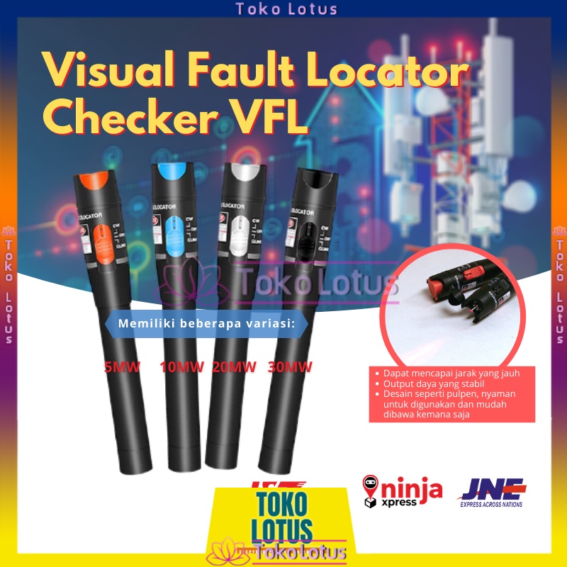 [Tanpa Batrai] Visual Fault Locator 5-30 mW VFL laser senter fiber optik