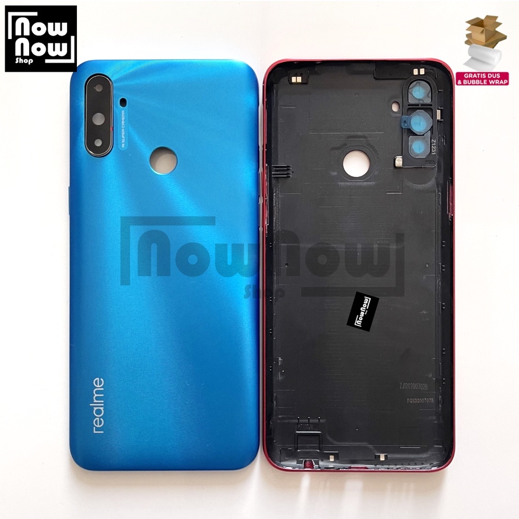 Backdoor Tutup Belakang Baterai Backcover Back Casing Housing Realme C3 RMX2027 RMX2020 RMX2021 Cover Belakang