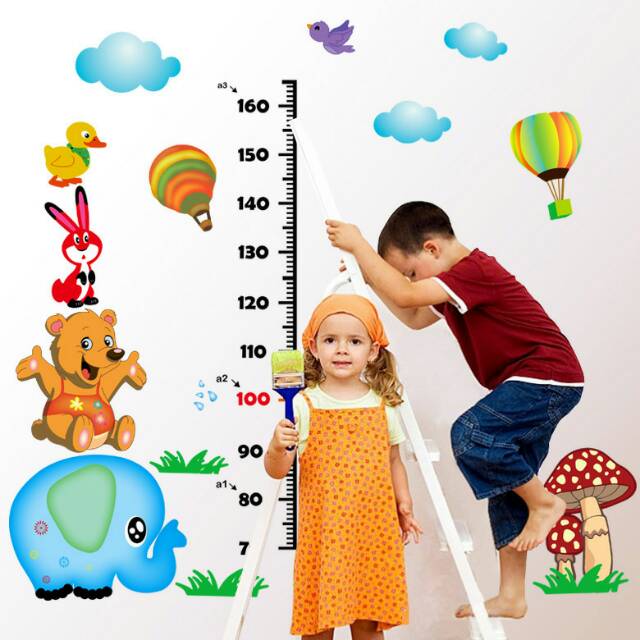 RELIZA Wall Sticker / Stiker Dinding Pengukur Tinggi Badan Anak Grow Up AY9233