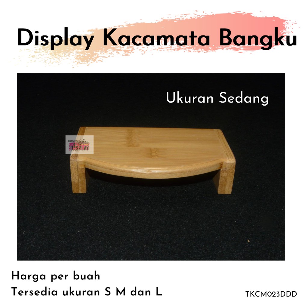 Display Kacamata Kayu Unik Stand Pajangan Kacamata Bahan Kayu Murah Display Kacamata Kayu (BH)