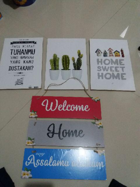 Hiasan Dinding Poster Kayu Al-204