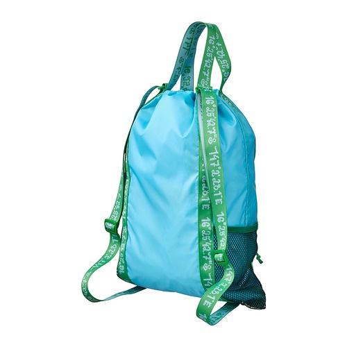 BLAVINGAD Ransel, biru/hijau, 13 l