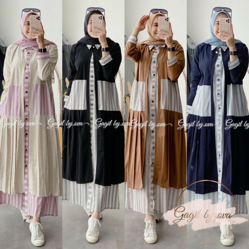 New ZS CANTIKA GAMIS MAXY BY GAGIL FASHION KEKINIAN
