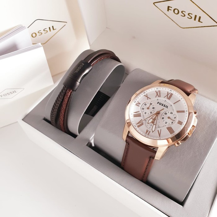 Jam Tangan Pria Fossil FS 4991 / FS4991 FULL SET Ori