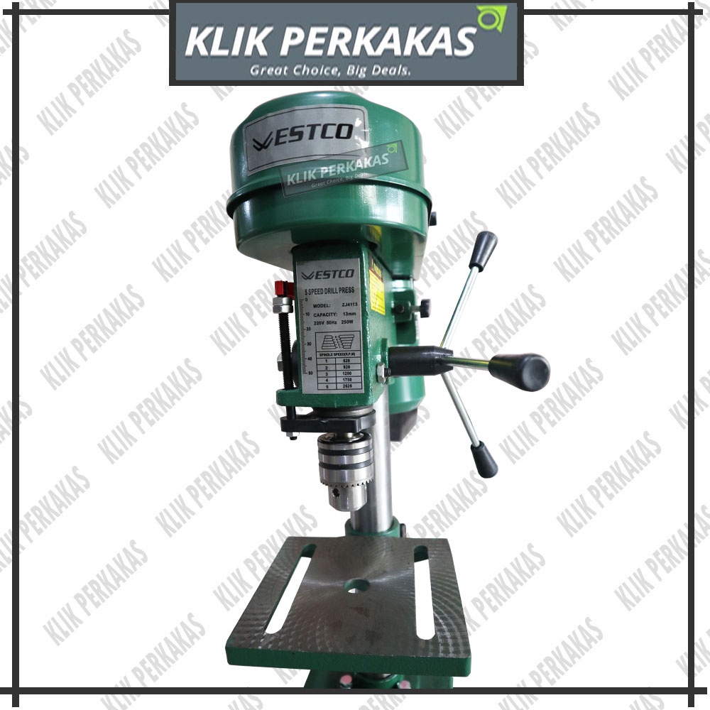 WESTCO ZJ 4113 Bor Duduk 13 mm - Bench Dril 13mm Mesin bor duduk