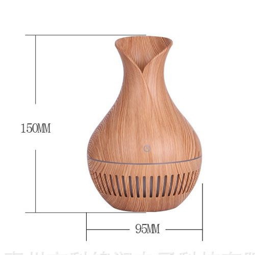 H51 - Wooden Humidifier Aroma Diffuser 7 Color LED 150ML - KJR-010