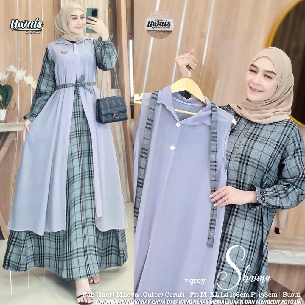 UWAIS GAMIS ORIGINAL | SHAIMA DRESS NEW ARRIVAL