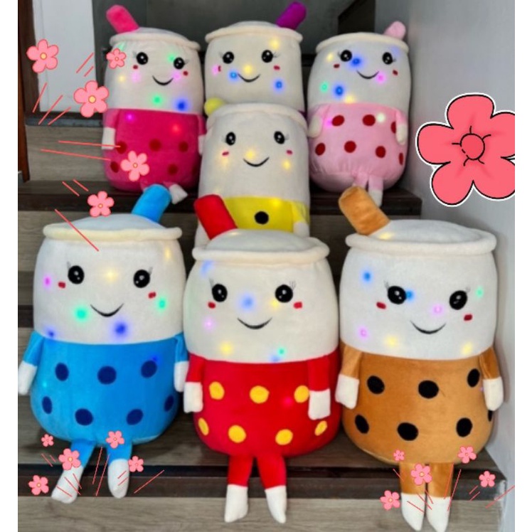 Boneka Boba Tangan Kaki Led Jumbo Galon Uk 50Cm Mainan Anak Viral Murah