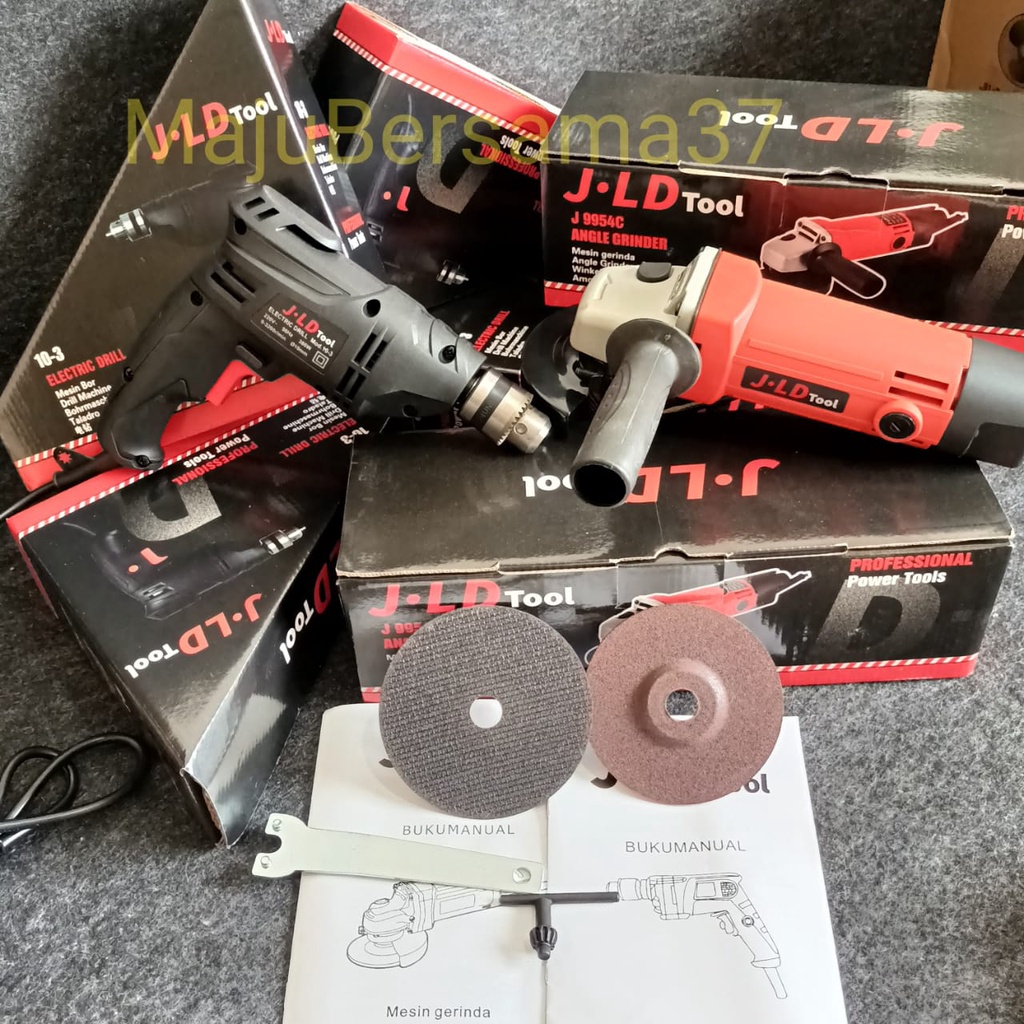 Paket mesin bor listrik jld j10-3 mesin gerinda tangan j9954 bor tangan gerinda listrik jld