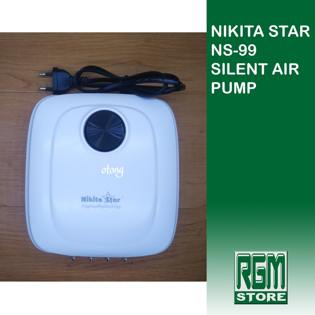 NIKITA STAR NS99 NS 99 AERATOR 4 LUBANG POMPA ANGIN UDARA SILENT AQUARIUM