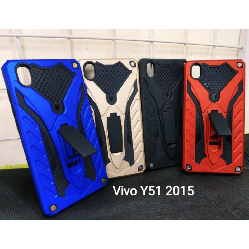 MN - VIVO Y51 2015 CASE PHANTOM CASE ROBOT SERIES STAND IRON TRANSFORMER