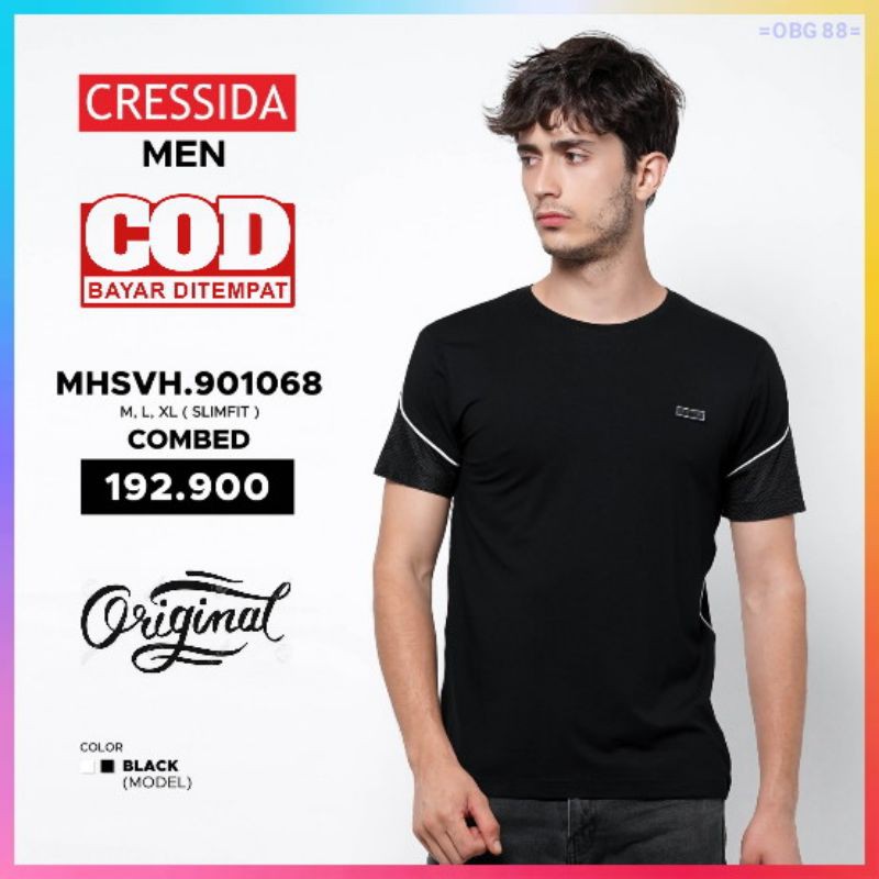 Kaos lengan pendek pria Cressida original Kaos ori Cresida Kaos Cressida pria MHSVH.901068 MEN