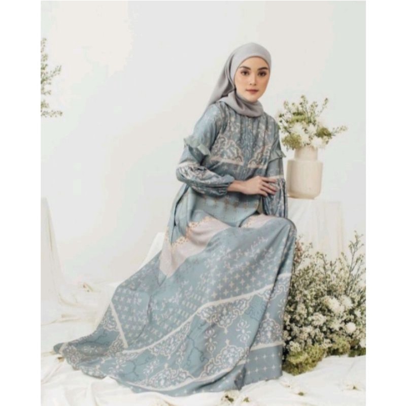 Gamis Maxmara Dior Silk Premium//Gamis Maxmara Lux Premium-Ceruty Dior wardah