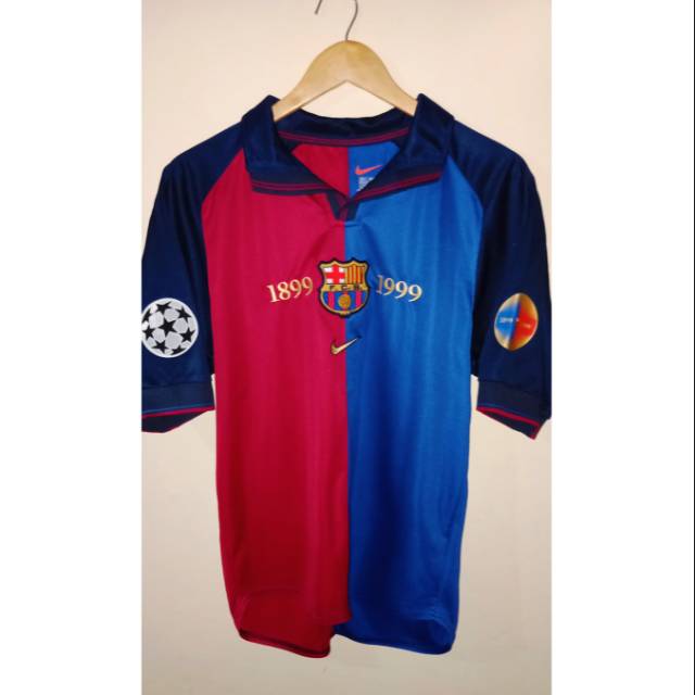 Jersey Barca Centenary Home 1999/2000 1st Prod. Player Issue
