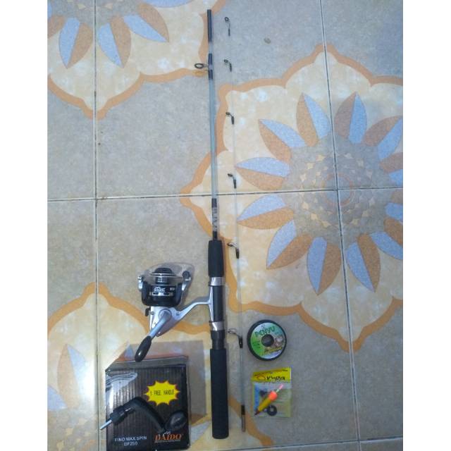 Paket pancing murah ( joran sambung 2) komplit