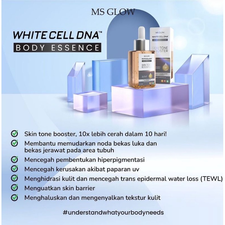 MS GLOW WCD Body Essence Skin Booster.