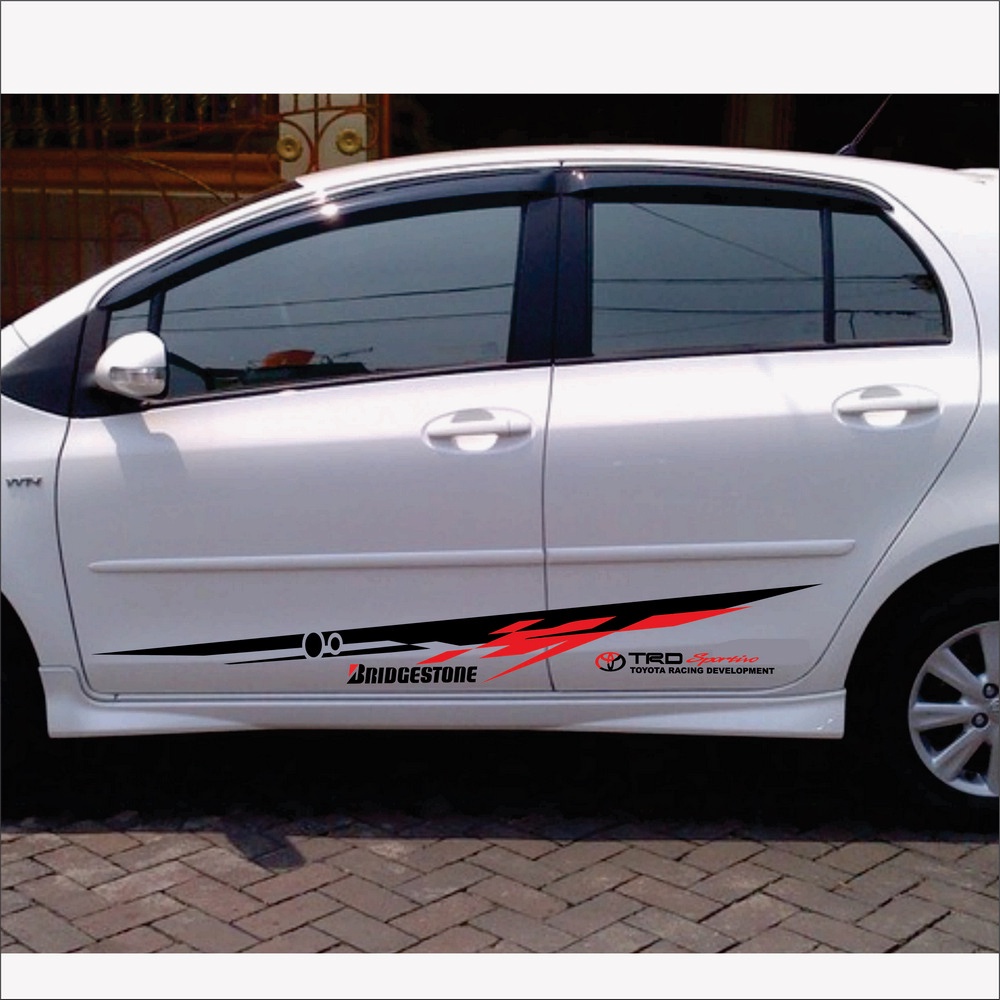 cuting stiker lis trd sportivo Stiker mobil lis mobil avanza agya vios dll