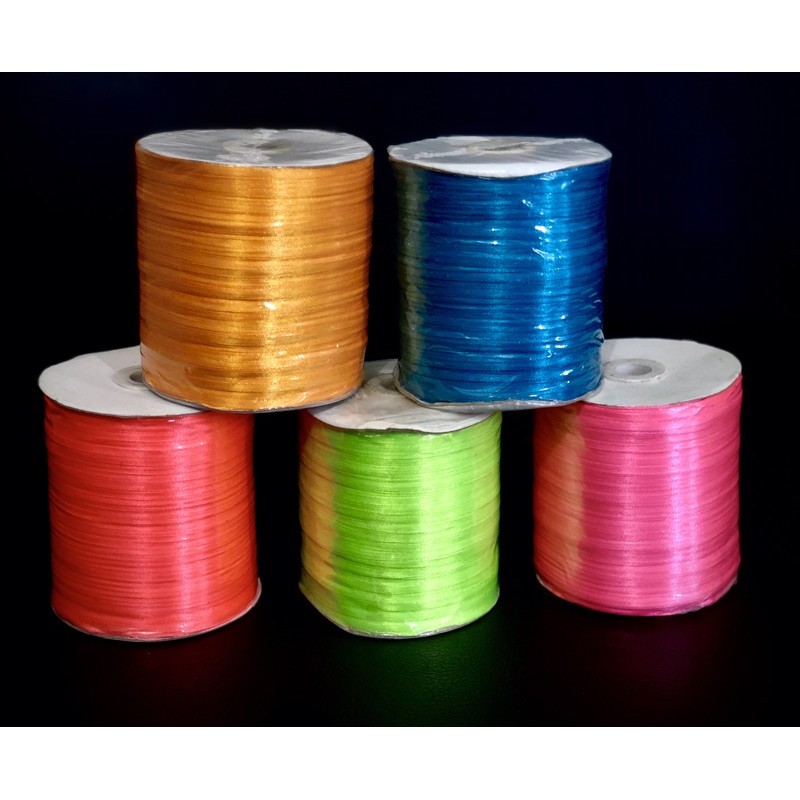 Pita Balon / Pita Tali Balon / Pita Plastik Ultah uk: 4 mm x 1.000yard X Rol