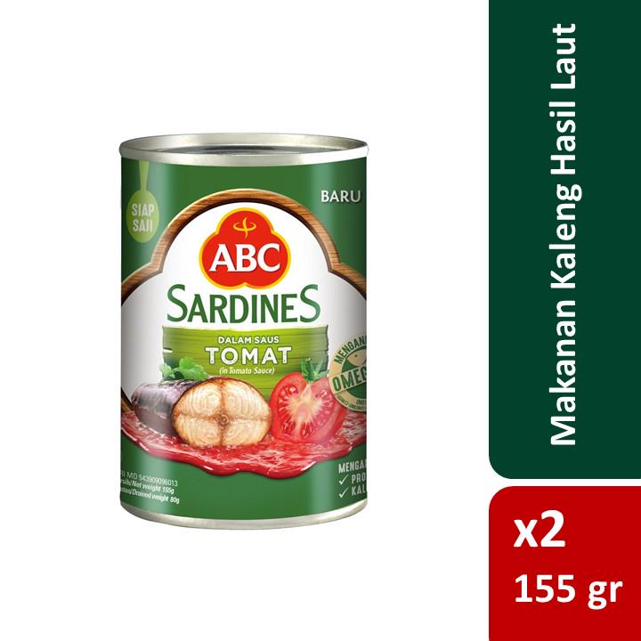 

ABC Sarden Saus Tomat 155 g x2