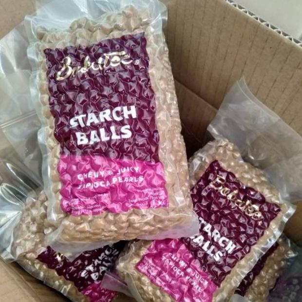 

Tapioka Pearl Bubble merk Bobatee enak, kenyal, murah (kemasan 1 kg)