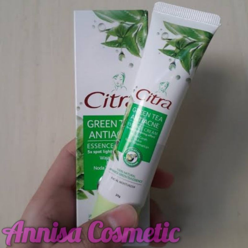 Citra Greentea Antiacne Essence Cream 20gr Indonesia