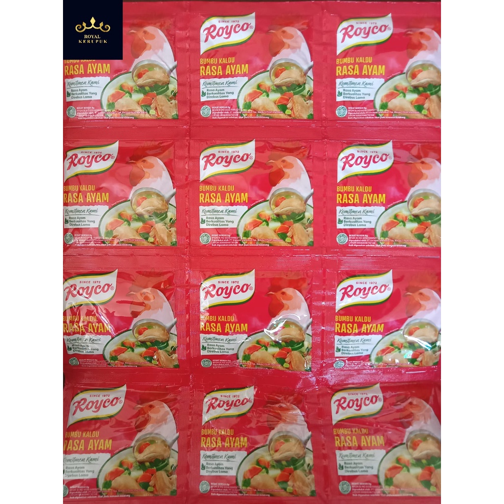 

Royco Bumbu Kaldu Ayam 8gr - 1 Renceng (12 sachet)