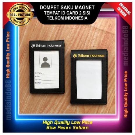 

DOMPET SAKU ID CARD 2 SISI LOGO TELKOM