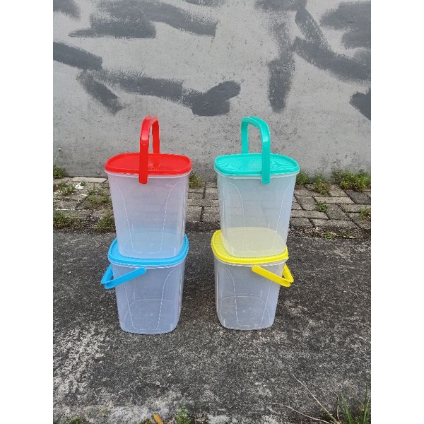 Toples Segi Petak Stoples Kerupuk Twinpan 5 Liter PAKAI GAGANG!