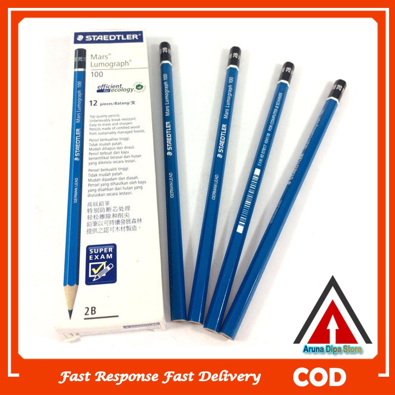 

Pensil 2B Staedler / Pensil Ujian Berkuwalitas / Pensil Ujian / TM-69