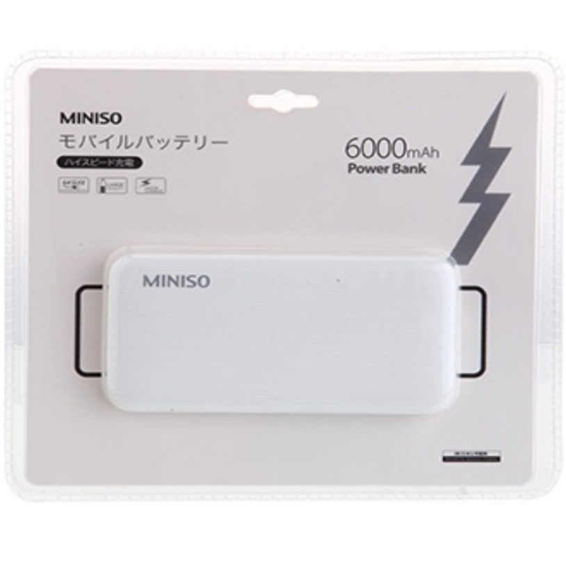PowerBank MINISO Baru JP105 Original 6000mAh
