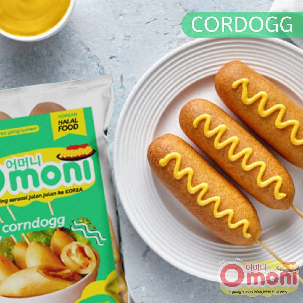 

Makanan Korea Halal Corndogg Omoni Korean Halal Frozen Food