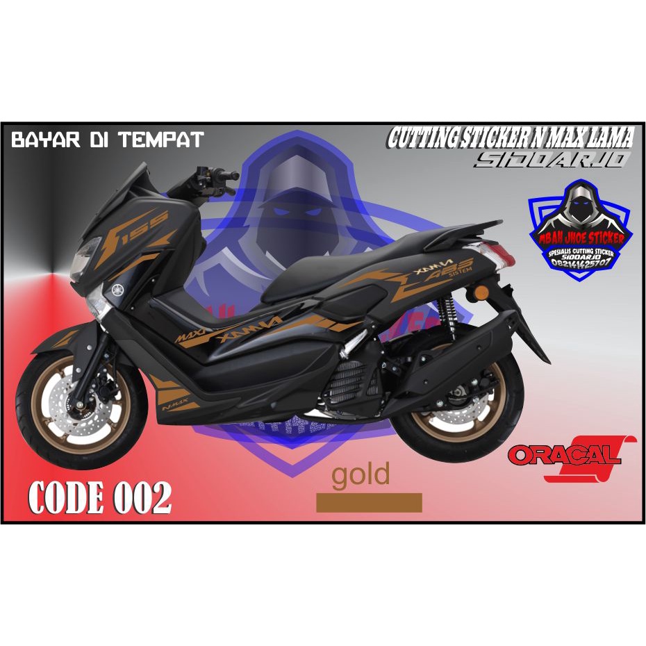 cutting sticker NMAX old
