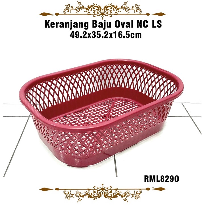 Keranjang Baju/Keranjang Serbaguna Oval NC LS