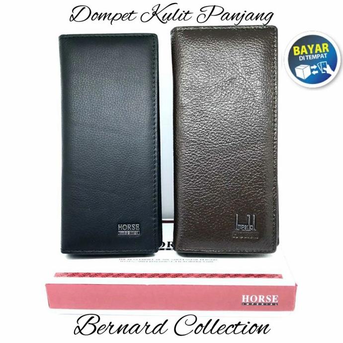 Dompet Panjang Kulit Asli Dompet Kulit Pria Wanita Imperial Horse