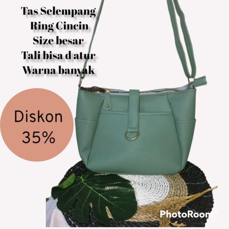 Tas Selempang Papirut Ring Cincin/Tas Papirut/Tas wanita/Tas  selempang wanita