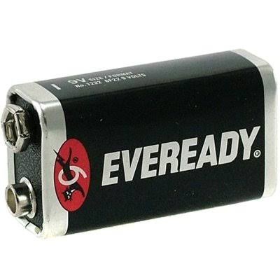 Baterai Kotak 9v Eveready hitam