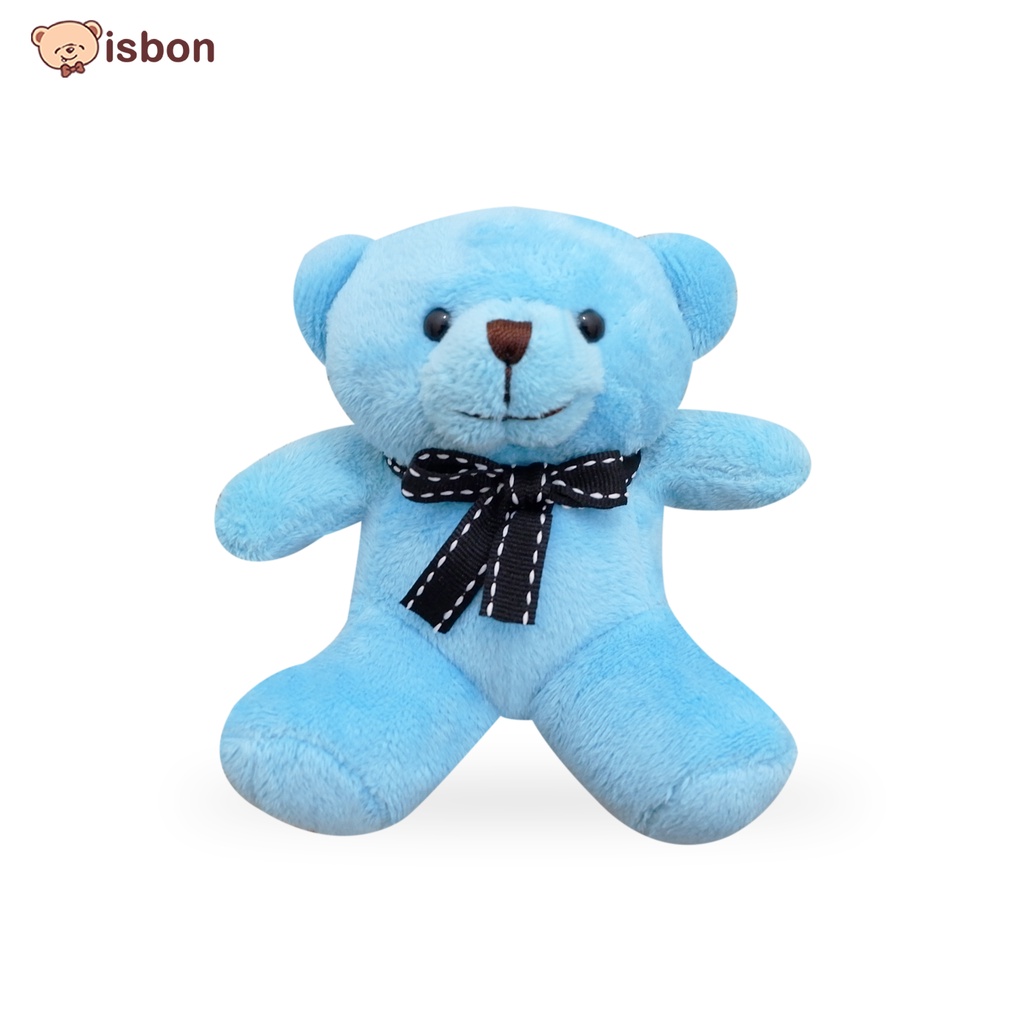 Boneka mini beruang loto bear Tewe kecil With Ribbon pink biru kuning Mungil untuk buket / bouquet wisuda Spesial By Istana Boneka