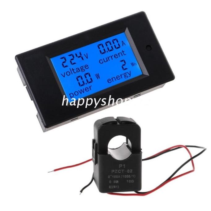Hsv Ac 80-260V 100A Voltage Current Watt Power Energy Meter Pzem-061