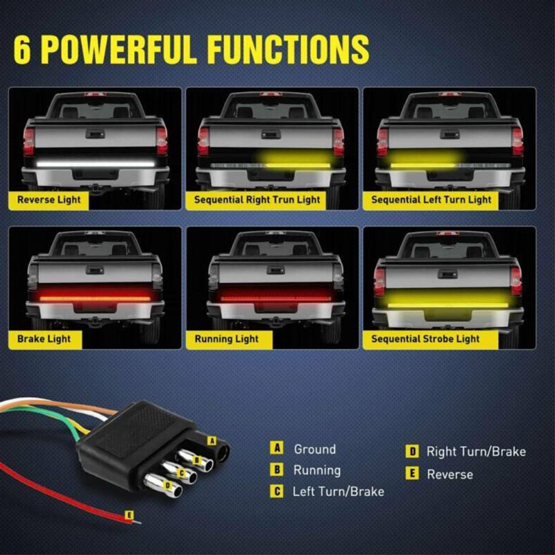 Cre Lampu Strip LED 60 &quot;Multifungsi Untuk Stop Lamp Dan Sein Mobil