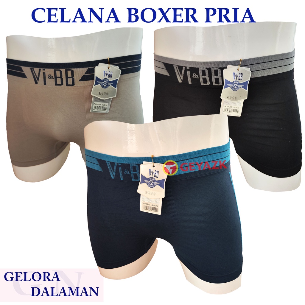 3Pcs Celana Dalam Boxer Pria Dewasa